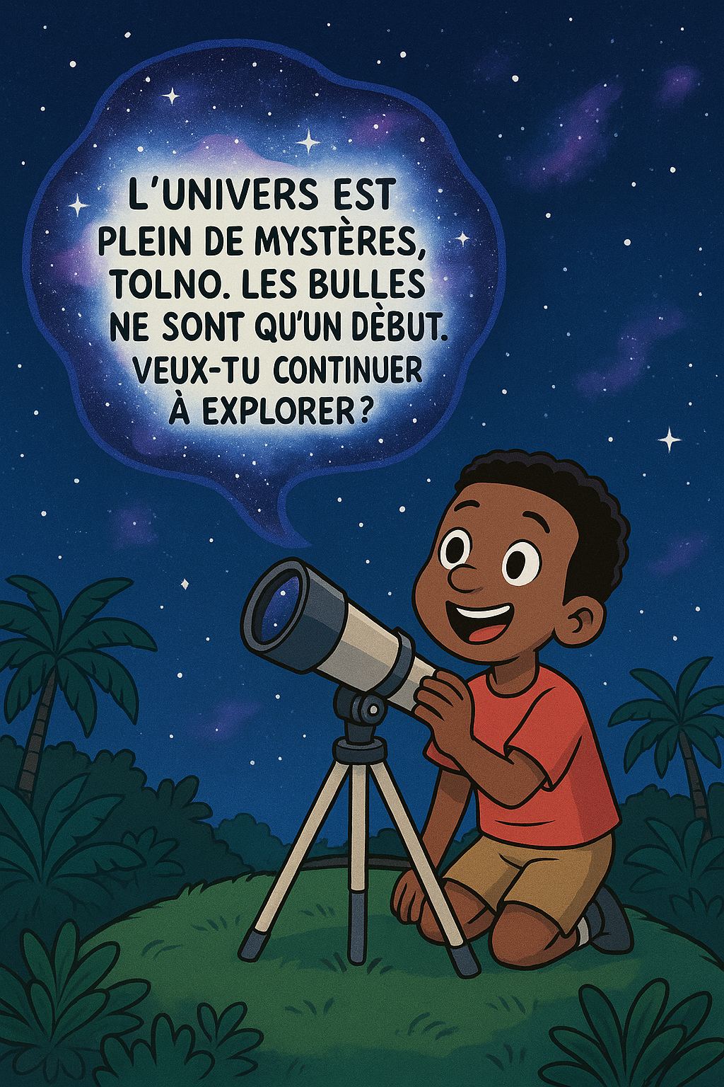 Une bulle dans l'univers